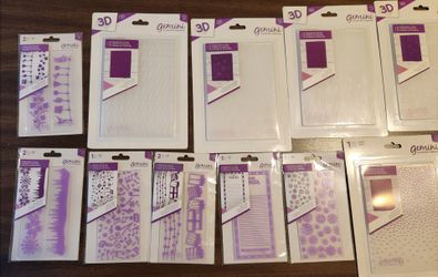 Card Making Embossing Folders - New in package - See description