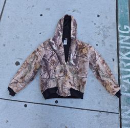 VTG Carhartt Realtree AP Cotton Duck Canvas Camo Jacket J220 CAP Men’s Sz Medium