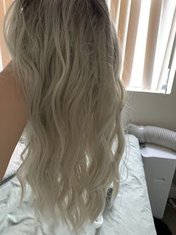 Synthetic Blonde Wig