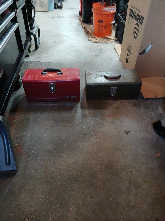 Two Used Toolboxes