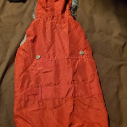 New Coat Red Size Large 17" Length