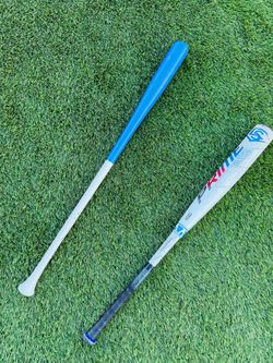 35 Inch FUNGO Maple Wood Baseball Bat 19 oz, Barrel 2.25, Excellent control Blue
