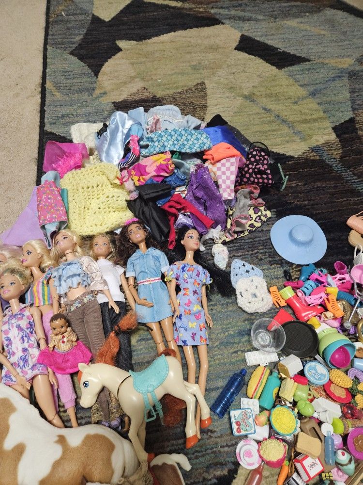 Barbie Dolls And Accessories
