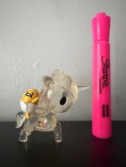 Tokidoki x Gudetama Clear Unicorno Vinyl Figure