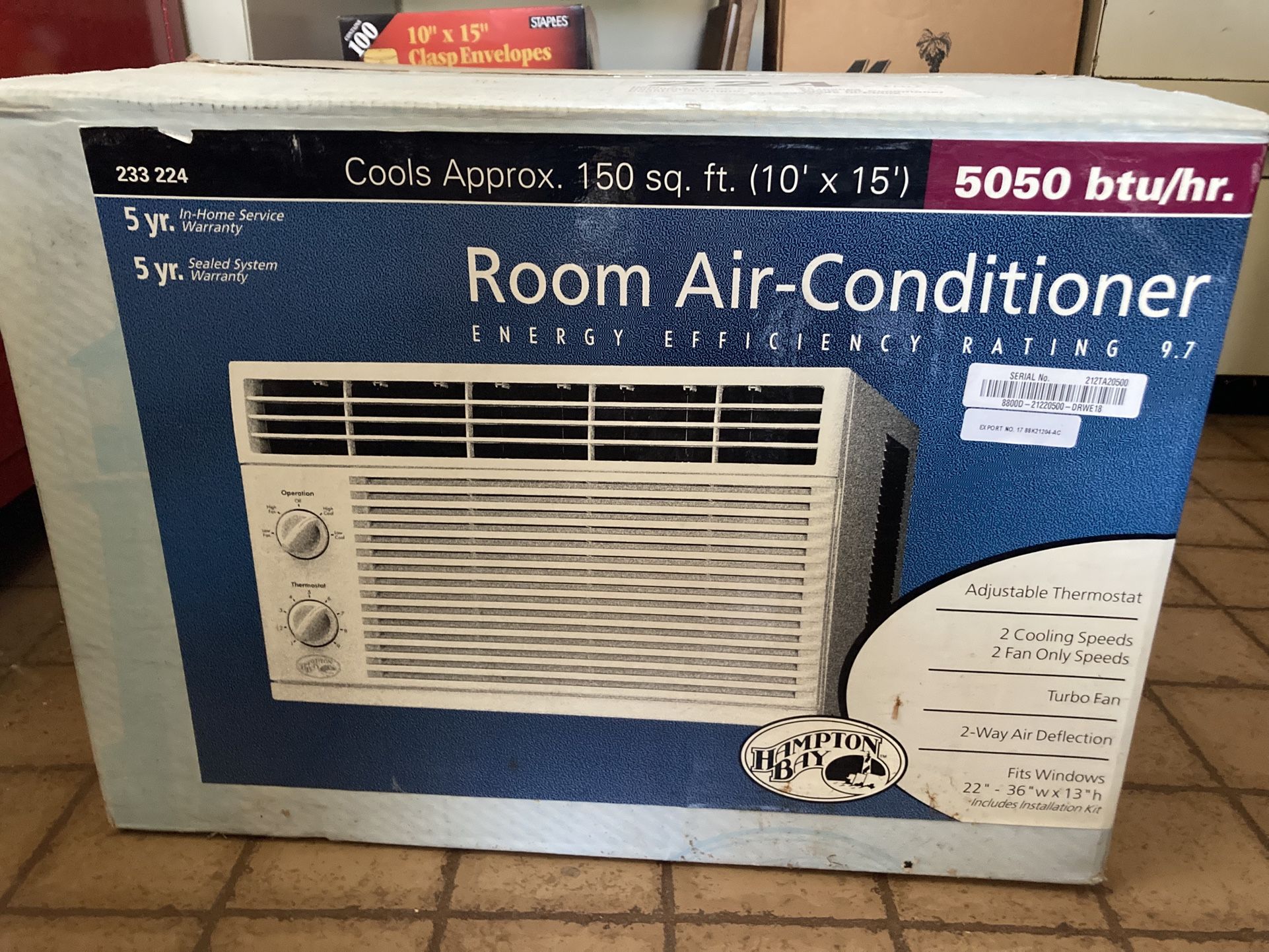 5050 BTU WINDOW UNIT AC