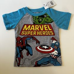 Marvel Superhero Baby T-Shirt 12 Months – NWT – Avengers Tee for Infants