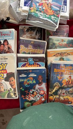 Assorted Kids Disney VHS $2 Each Firm