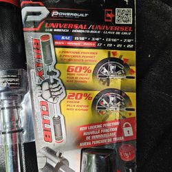 ($20 Each)Powerbuilt Billy Club Universal Lug Wrench, Change Vehicle Tires Fast


