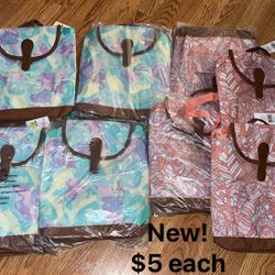 New! Book Bags/purse 