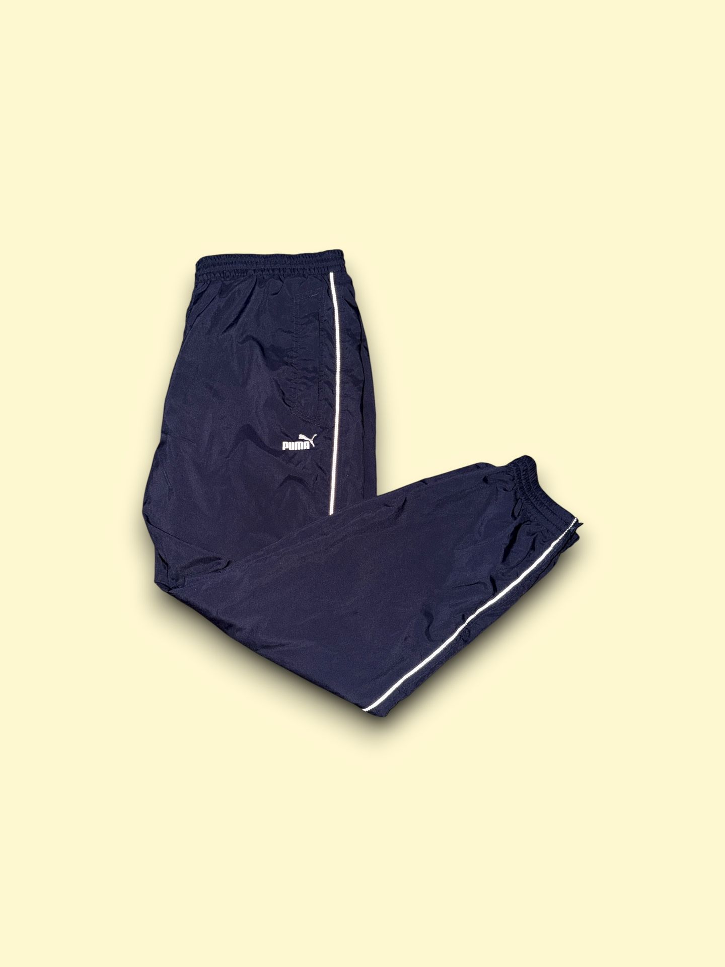 Vintage puma pure sport tapered track pants navy blue men’s large