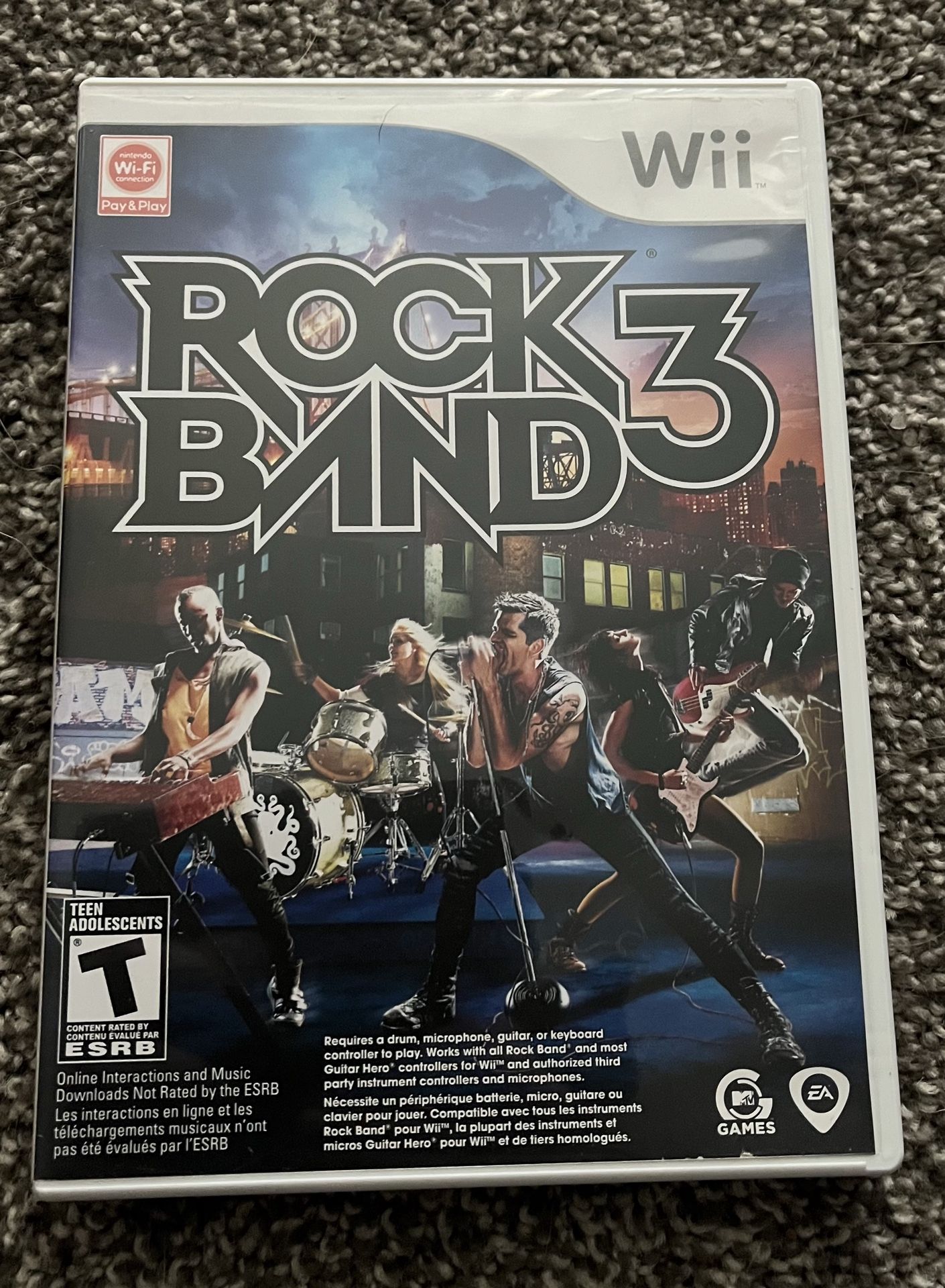 Rockband 3 on Nintendo Wii
