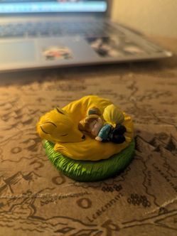 Inuyasha Shippo Sleeping Gashapon 2002 Anime Figure