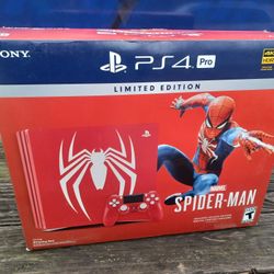PS4 PRO SPIDER-MAN SPECIAL EDITION SYSTEM AND GAME 🎮 $500 FINAL PRICE READ DESCRIPTION AND SEE 👀 ALL PICTURES 