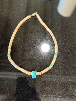 Authentic Native American Turquoise/Silver Necklace