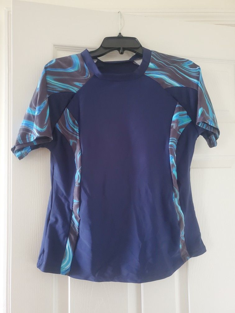 Womens Swim Shirt w/padding NEW