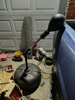 Ringside cobra reflex boxing punching bag (bottom is solid and heavy but bar is broke.