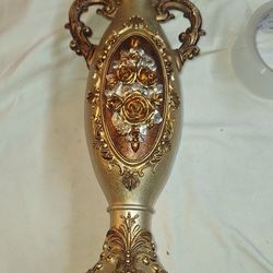 Tall Victorian Style Candle Holder 14 Inches Tall L8V138