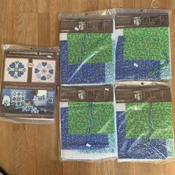 5 paragons quilt packs vintage and never opened