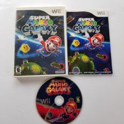 Nintendo Wii Super Mario Galaxy Completed Works Great [Available Today]