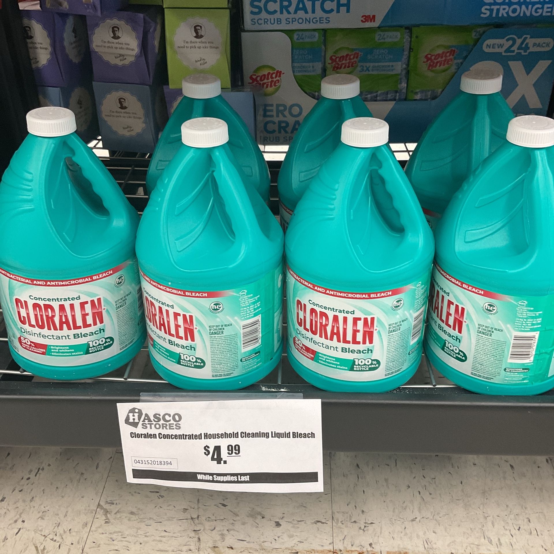 Cloralen Concentrated Disinfectant Bleach 3.57L