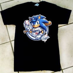 Sonic the hedgehog los angeles dodgers la Tshirts
