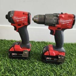 Milwaukee
M18 FUEL 18V Lithium-Ion Brushless Cordless Hammer Drill and Impact Driver Combo Kit (2-Tool) with 2 Batteries
