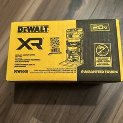 Dewalt XR 1/4in Variable Speed Brushless Fixed Cordless Router