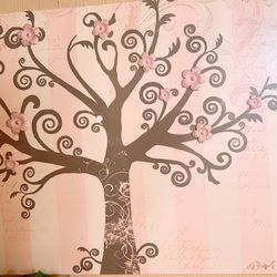 Pink Tree Picture.