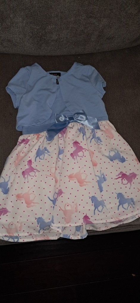 Toddler Girls Unicorn Dresses
