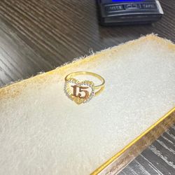 Anillo Para Quinceanera 10k