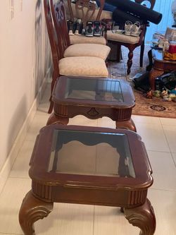 Living Room Center Table with two side tables