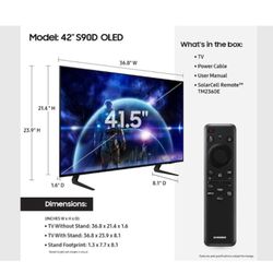 SAMSUNG 42"INCH OLED 4K S90D 
