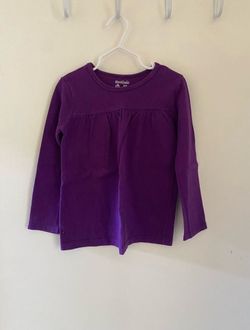 Garanimals -  Size 5 Girls Long Sleeve Purple Shirt - Pre-owned - Good Condition - Soft Fabric