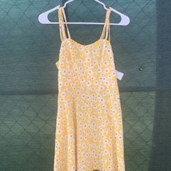 Small Yellow Daisy Dress