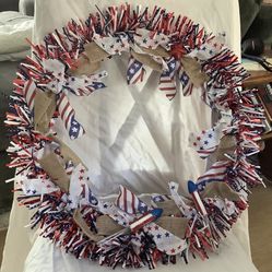 18” Patriotic Wreath