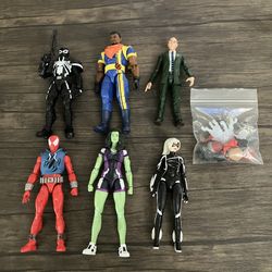 Hasbro Marvel Legends Spider-Man X-Men She-Hulk Figure Toy Lot