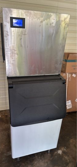 Commercial Ice Machine with Storage Bin