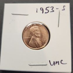 1953 Uncirculated Wheat Penny