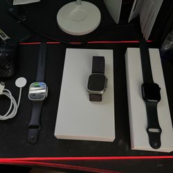 Apple Watches Ultras And series 9s