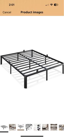 King metal bed frame