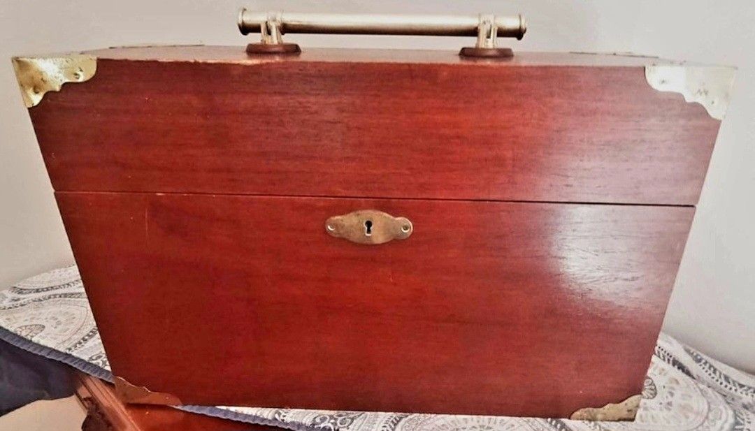 Vintage Cedar Chest For Bottles