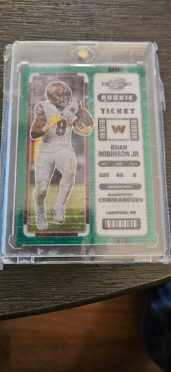 BRIAN ROBINSON JR. 2022 CONTENDERS  OPTIC #64  GREEN PULSAR  /30 ROOKIE
