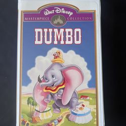 Disney Masterpiece Collection Dumbo VHS 