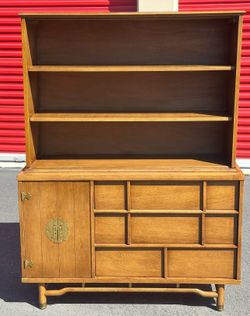 Mid-Century Wood Hutch