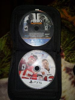 Metro Redux PS4 & Madden NFL 22 PS5 Game Discs