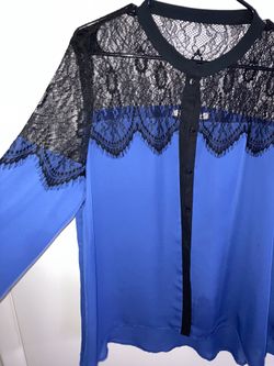 Womens Long Sleeve Blouse - L