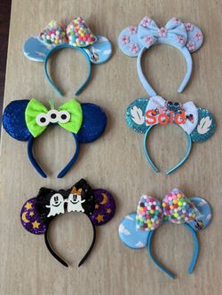 Minnie Mouse ears headband, ***stitch sold***