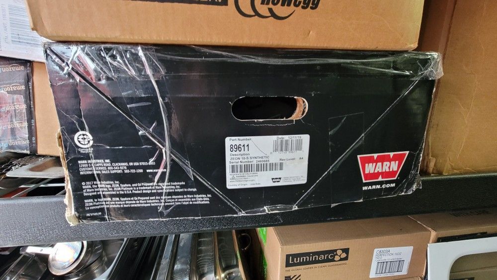 WARN ZEON 10-S Synthetic Rope 10000lb Winch - 89611