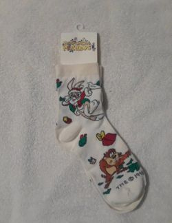 Vintage Looney tunes  christmas holiday socks