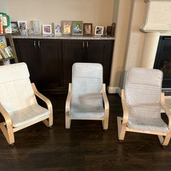 3 Lounge Chairs (IKEA Style)